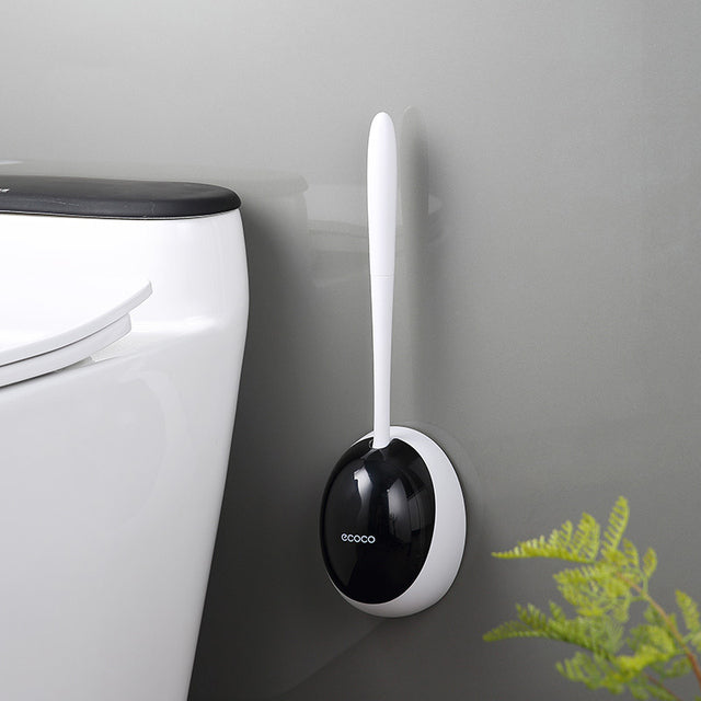BROSS® Brosse WC Silicone Noire - Brosse Toilettes WC Silicone