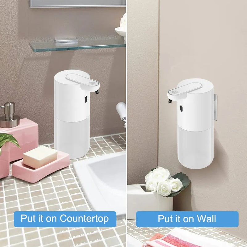 Distributeur automatique de savon liquide intelligent à capteur, mousse de Type C, haute capacité, avec interrupteur réglable