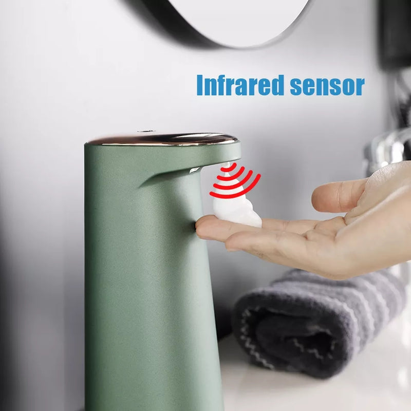 Distributeur automatique de savon liquide mousse avec capteur distributeurs intelligents de savon salle de bains chargeur USB